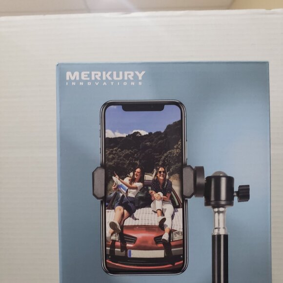 Merkury Innovations 60" Selfie Studio Tripod Bluetooth Remote Shutter New in Box - Picture 3 of 11